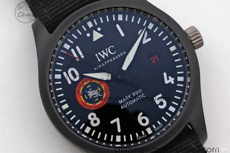 MIROTIME 0403 Mark XVIII ‘TOPGUN SFTI’ Ceramic M+F Best Edition Black Dial on Black Nylon Strap A MultiPurpose 7047